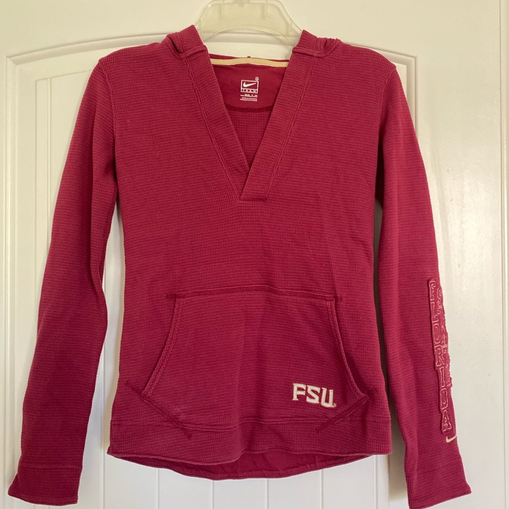 Nike FSU Waffle-Knit Hoodie - S